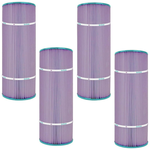 Hurricane 4 Pack HF7470-04P Platinum Purple Pool Filter Cartridge Replacement