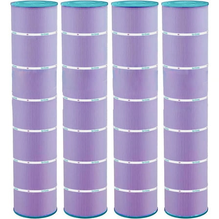 Hurricane 4 Pack HF7494-04P Purple Platinum Pool Filter Cartridge Replacement