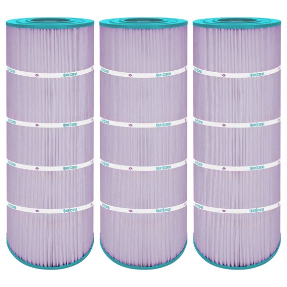Hurricane 3 Pack HF8316-01P Platinum Purple Pool Filter Cartridge Replacement