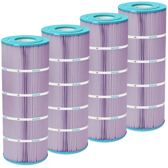 Hurricane Filters HF8412 Platinum Purple Spa Filter Cartridge Replacement (4 Pack)