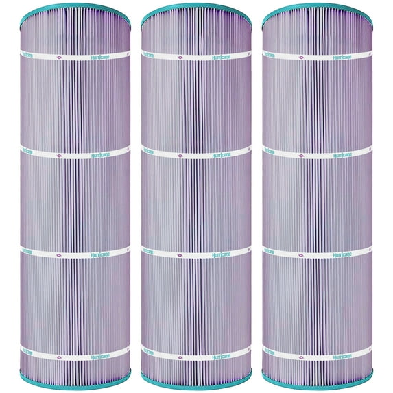 Hurricane 3 Pack HF8413-01P Platinum Purple Pool Filter Cartridge Replacement