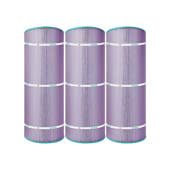 Hurricane Filters HF8414-01P Platinum Purple Spa Filter Cartridge Replacement, 3 Pack