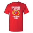 thumbnail image 1 of Hurricane Florence Survivor 2018 Storm Support DT Adult T-Shirt Tee, 1 of 2