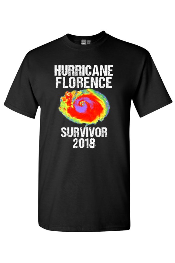 Hurricane Florence Survivor 2018 Storm Support DT Adult T-Shirt Tee
