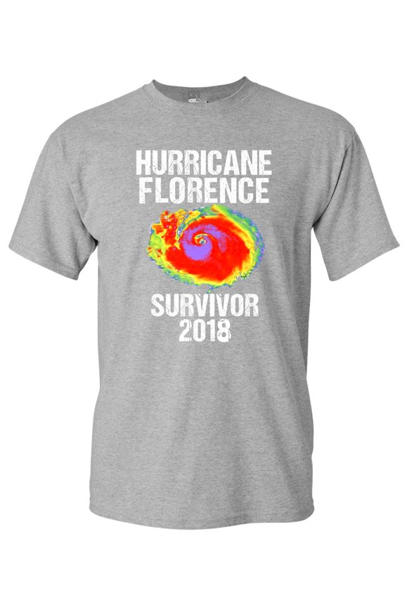 Hurricane Florence Survivor 2018 Storm Support DT Adult T-Shirt Tee