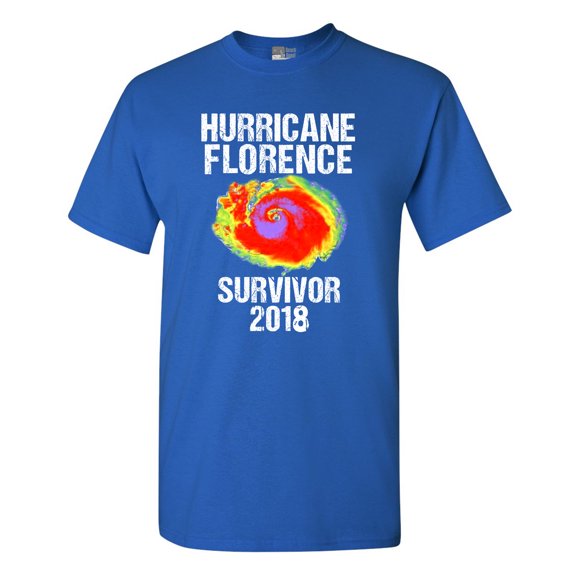 Hurricane Florence Survivor 2018 Storm Support DT Adult T-Shirt Tee