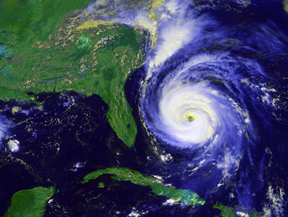 Hurricane Fran Canvas Art - Stocktrek Images (32 x 24)