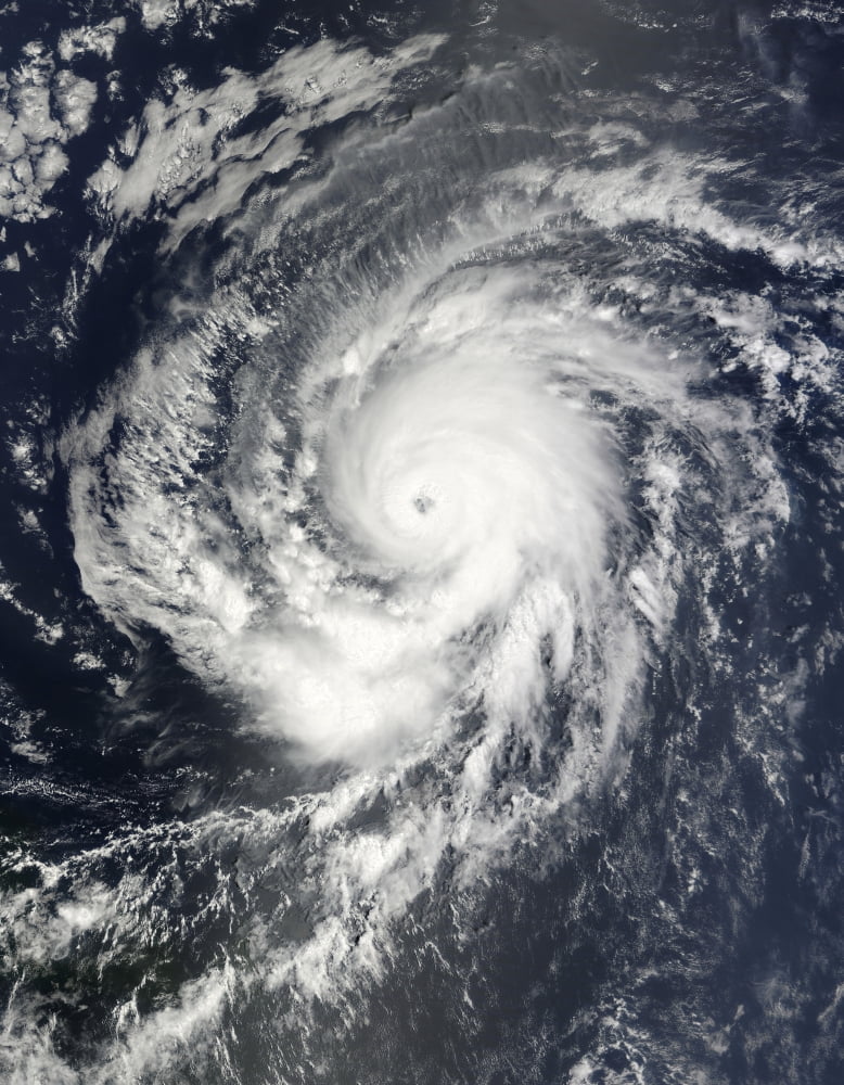 Hurricane Fred traveling northwestward over the Atlantic Ocean Canvas Art - Stocktrek Images (25 x 32)