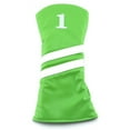 thumbnail image 1 of Hurricane Golf 2 Stripe Driver Headcover Lime/White Fits 400cc to 460cc, 1 of 1