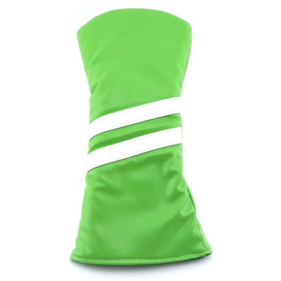 Hurricane Golf 2 Stripe Hybrid Headcover Lime/White Synthetic Leather