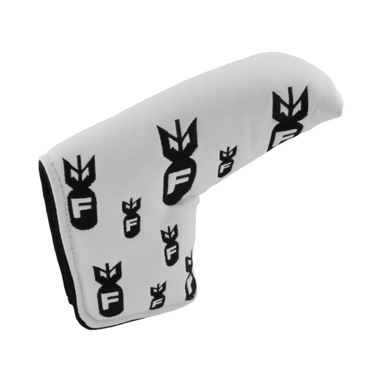 Hurricane Golf F-Bomb White Blade Putter Headcover FITS ODYSSEY