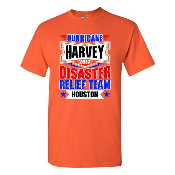 Hurricane Harvey Disaster Relief Team Houston 2017 DT Adult T-Shirt Tee