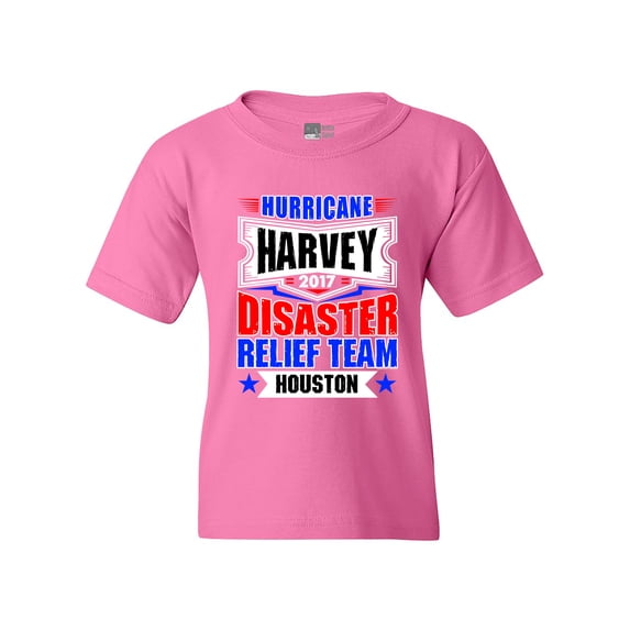 Hurricane Harvey Disaster Relief Team Houston 2017 DT Youth Kids T-Shirt Tee