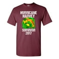 thumbnail image 1 of Hurricane Harvey Storm Survivor Houston Texas 2017 DT Adult T-Shirt Tee, 1 of 2