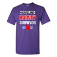 thumbnail image 1 of Hurricane Harvey Survivor Cyclone Symbol 2017 Houston Texas DT Adult T-Shirt Tee, 1 of 2