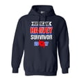 thumbnail image 1 of Hurricane Harvey Survivor Cyclone Symbol 2017 Houston Texas DT Sweatshirt Hoodie, 1 of 2