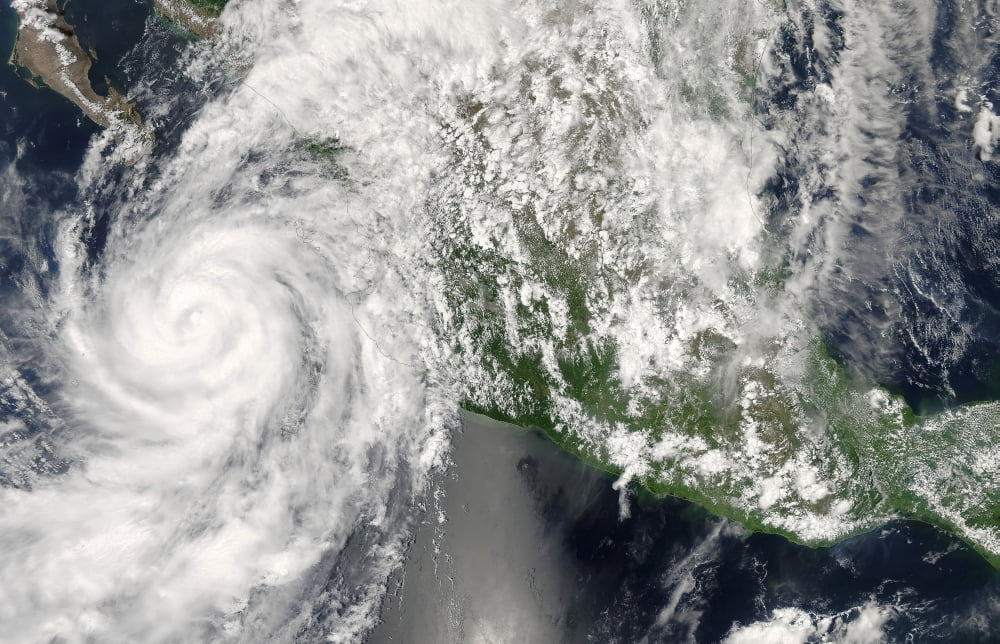Hurricane Henriette Canvas Art - Stocktrek Images (35 x 22)