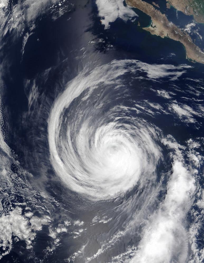 Hurricane Hernan Canvas Art - Stocktrek Images (25 x 32)
