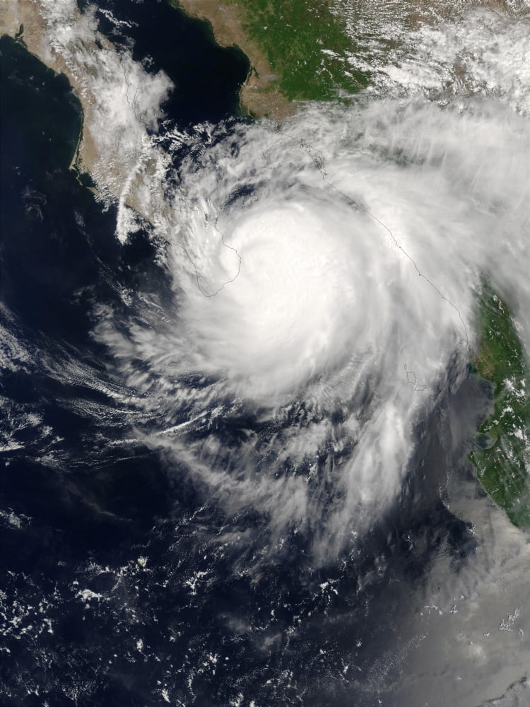 Hurricane Ignacio Canvas Art - Stocktrek Images (25 x 33)