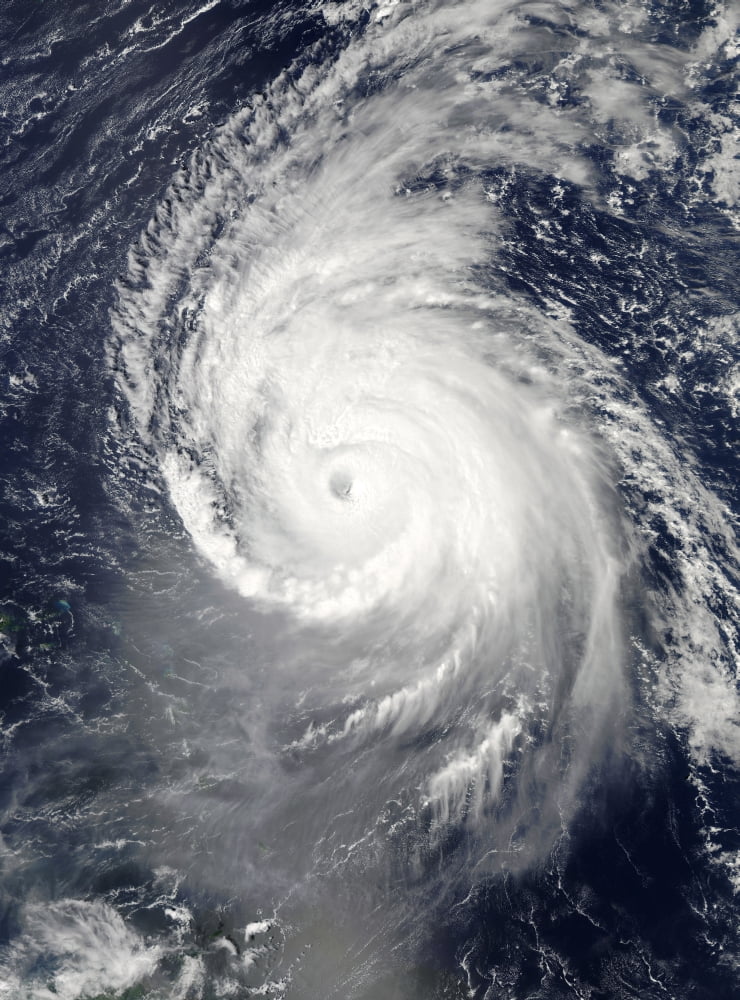 Hurricane Igor in the Atlantic Ocean Canvas Art - Stocktrek Images (25 x 33)