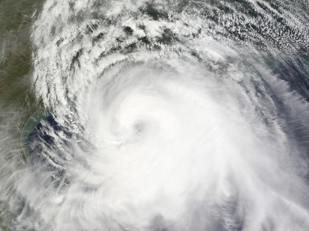 Hurricane Ike Canvas Art - Stocktrek Images (33 x 25)