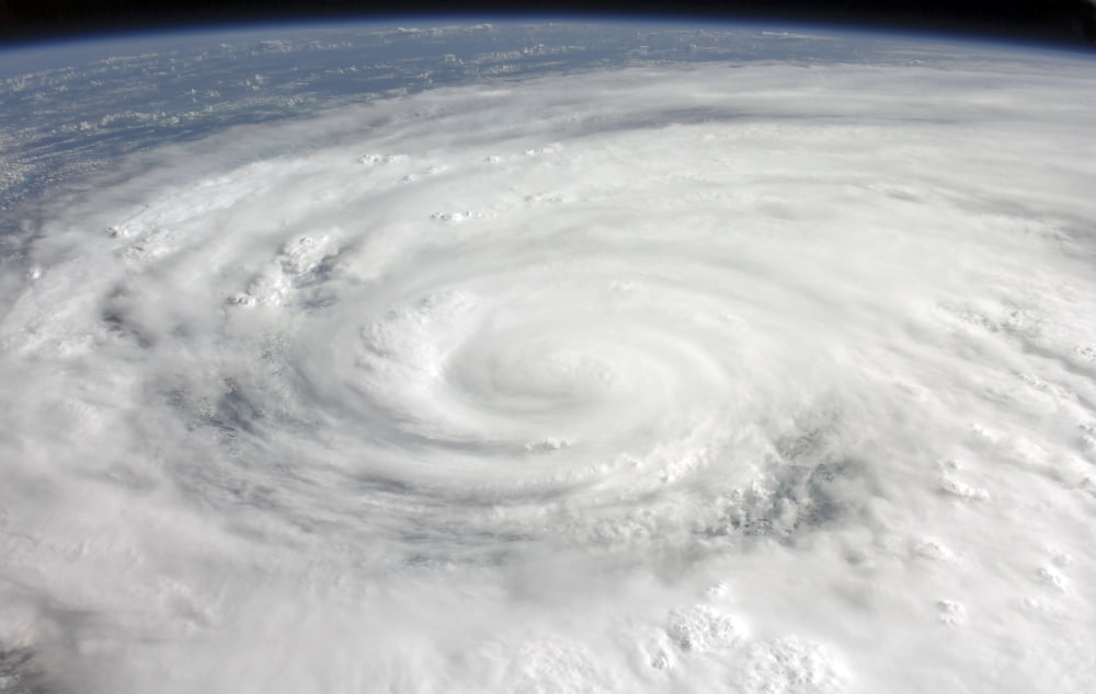 Hurricane Ike Canvas Art - Stocktrek Images (35 x 22)