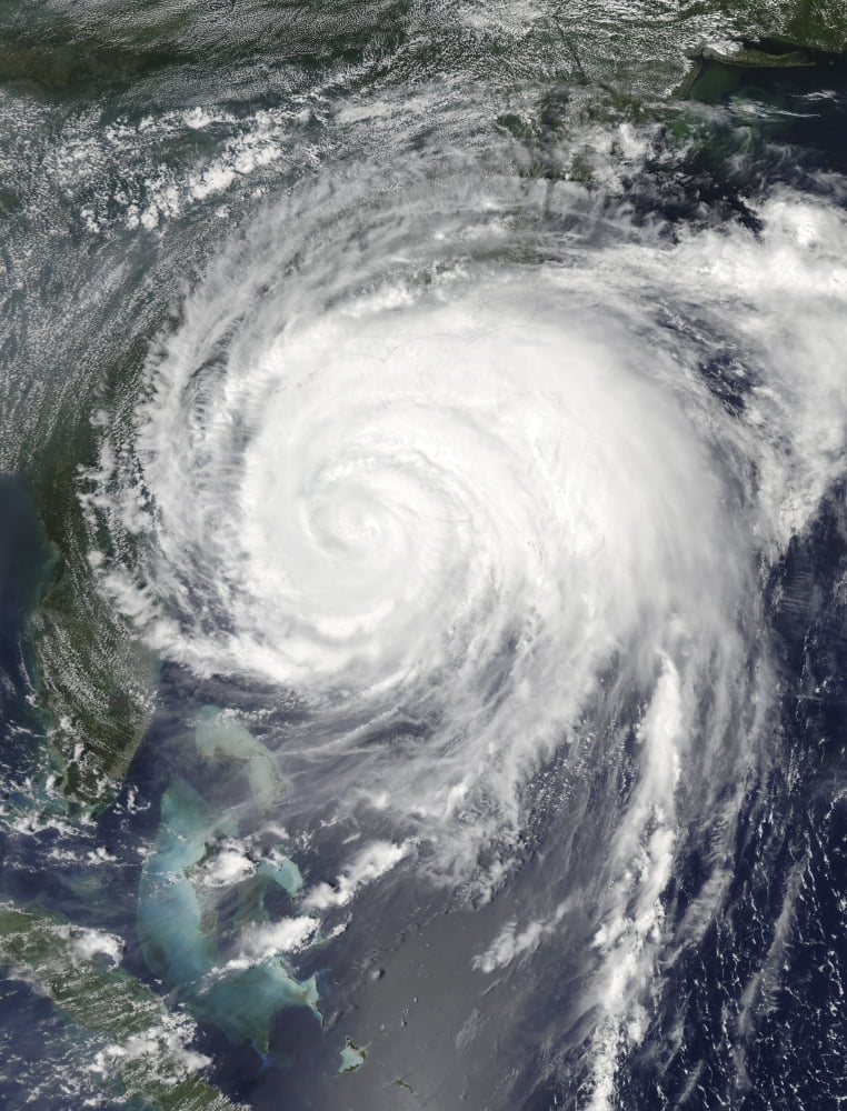 Hurricane Irene off the United States east coast Canvas Art - Stocktrek Images (25 x 33)