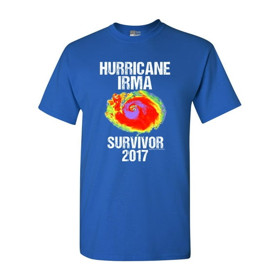 Hurricane Irma Survivor 2017 DT Adult T-Shirt Tee