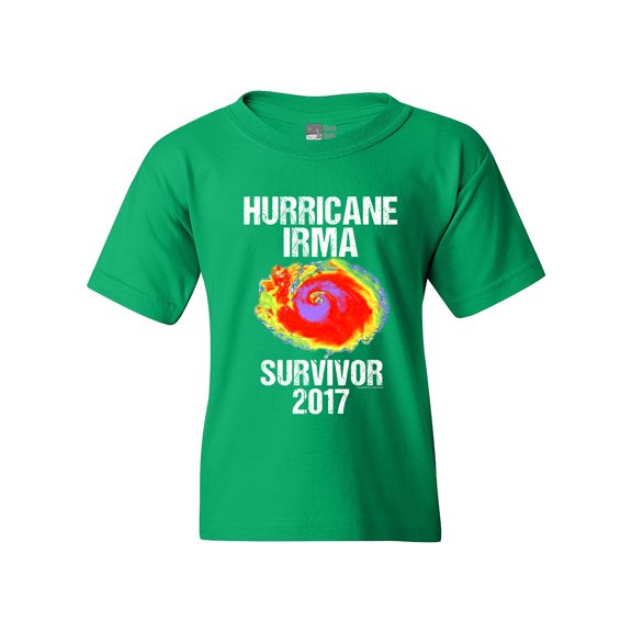 Hurricane Irma Survivor 2017 DT Youth Kids T-Shirt Tee