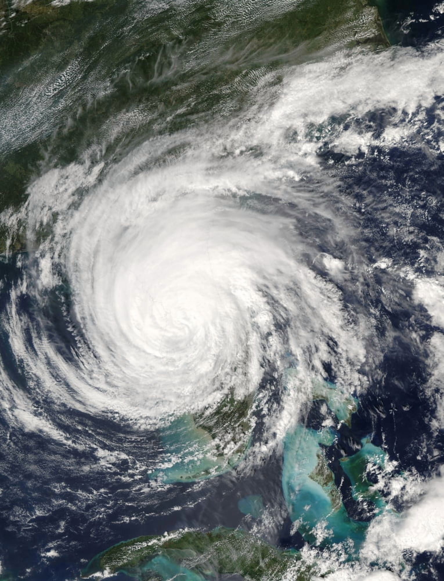 Hurricane Jeanne Canvas Art - Stocktrek Images (24 x 32)