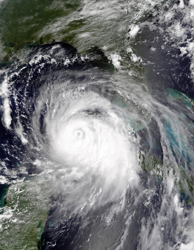 Hurricane Katrina Canvas Art - Stocktrek Images (24 x 31)
