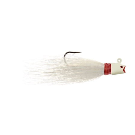 Hurricane Laughing Bucktail White, Fishing Jigs