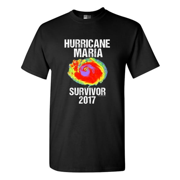 Hurricane Maria Survivor 2017 DT Adult T-Shirt Tee