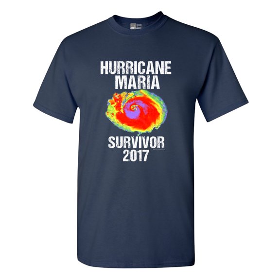 Hurricane Maria Survivor 2017 DT Adult T-Shirt Tee