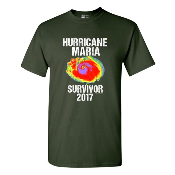 Hurricane Maria Survivor 2017 DT Adult T-Shirt Tee