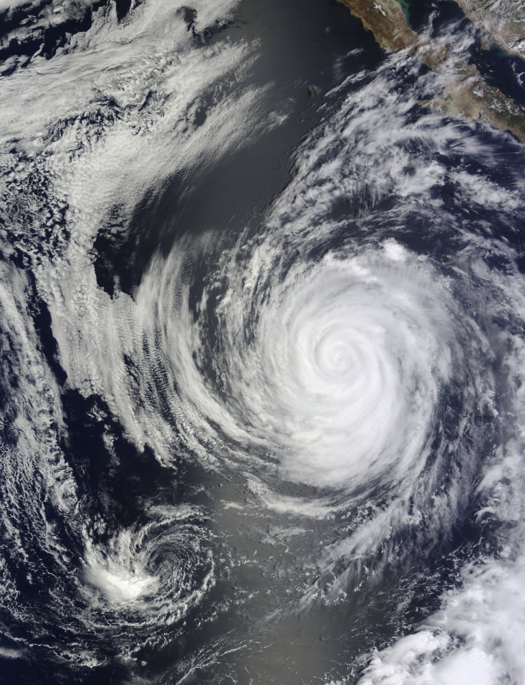 Hurricane Marie off Mexico Canvas Art - Stocktrek Images (25 x 32)