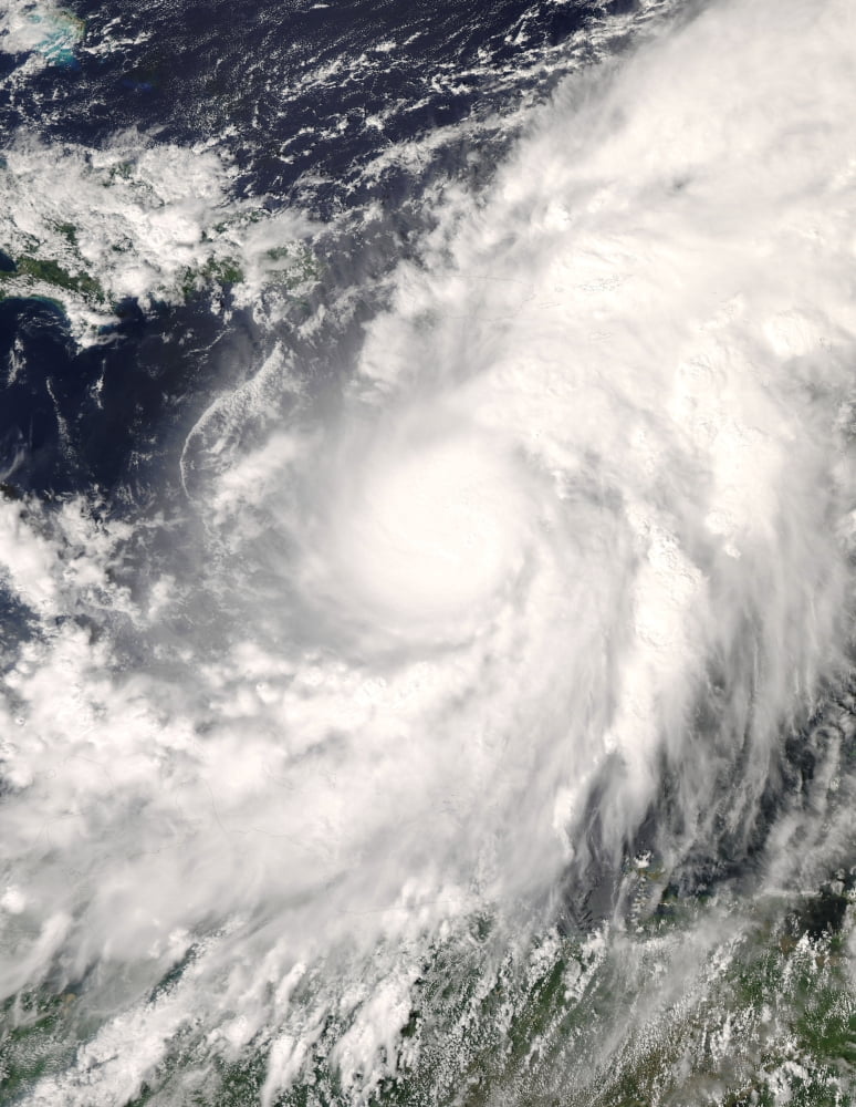 Hurricane Omar Canvas Art - Stocktrek Images (25 x 32)