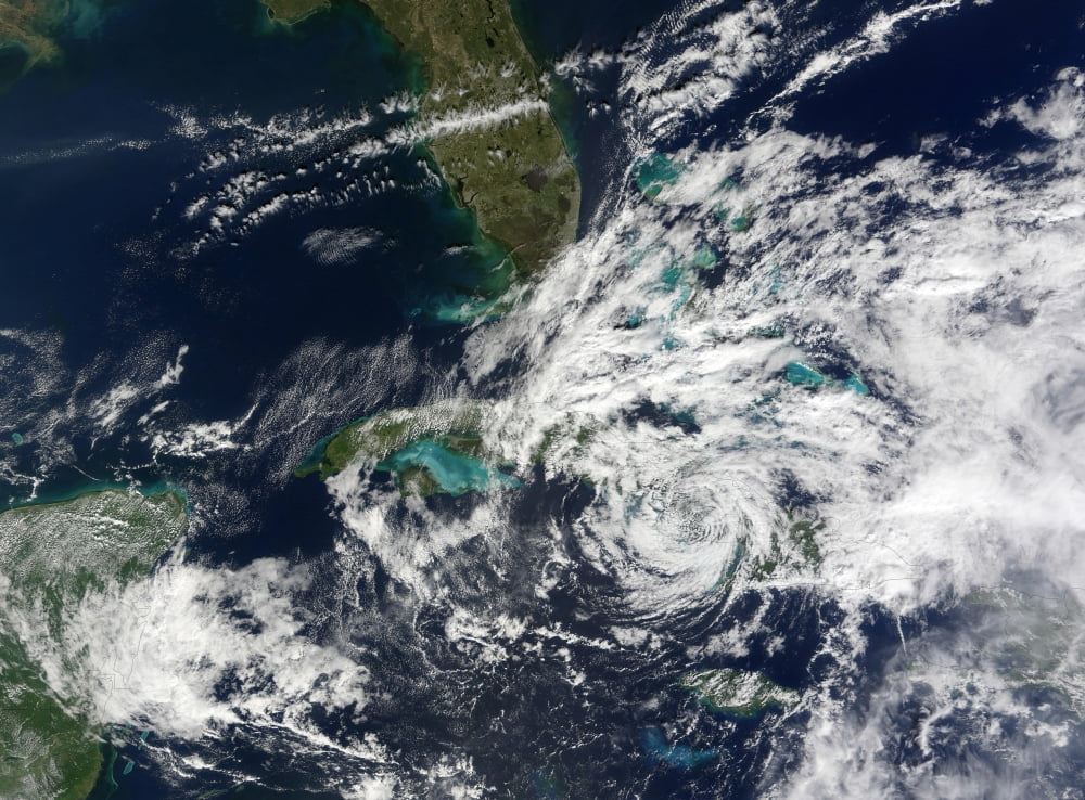 Hurricane Paloma Canvas Art - Stocktrek Images (33 x 25)