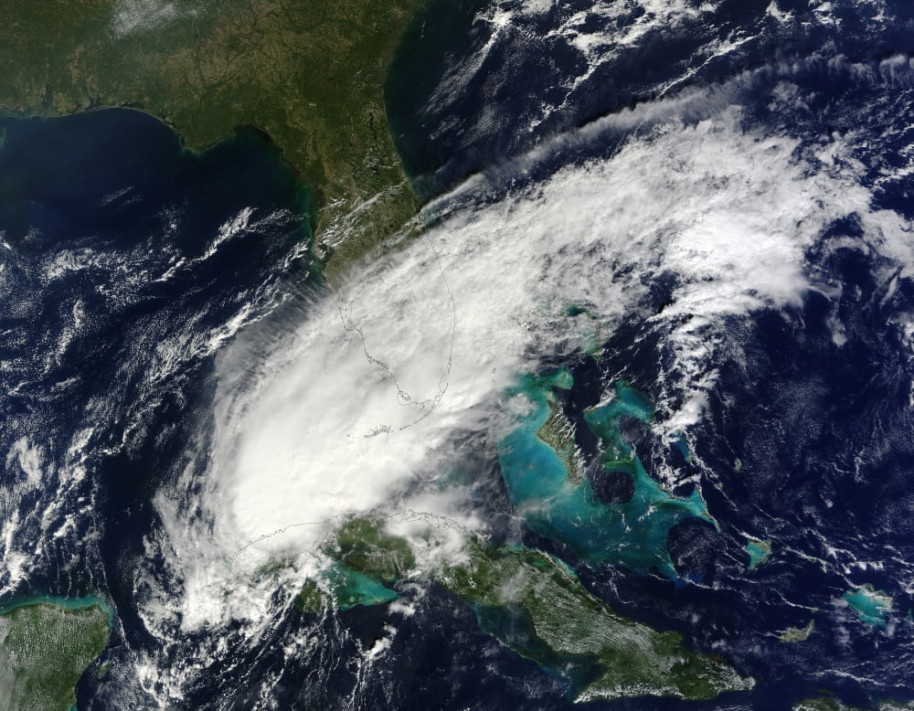 Hurricane Paula Canvas Art - Stocktrek Images (32 x 25)