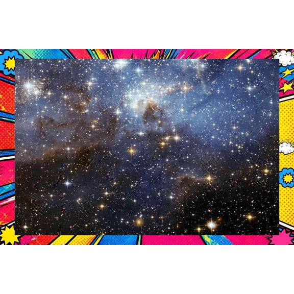 Hurricane Sandy Eye Cyclone - Pop Art Edition | 24x36 Inch Laminated Poster | Vibrant Colors & Stunning Detail Wall Art