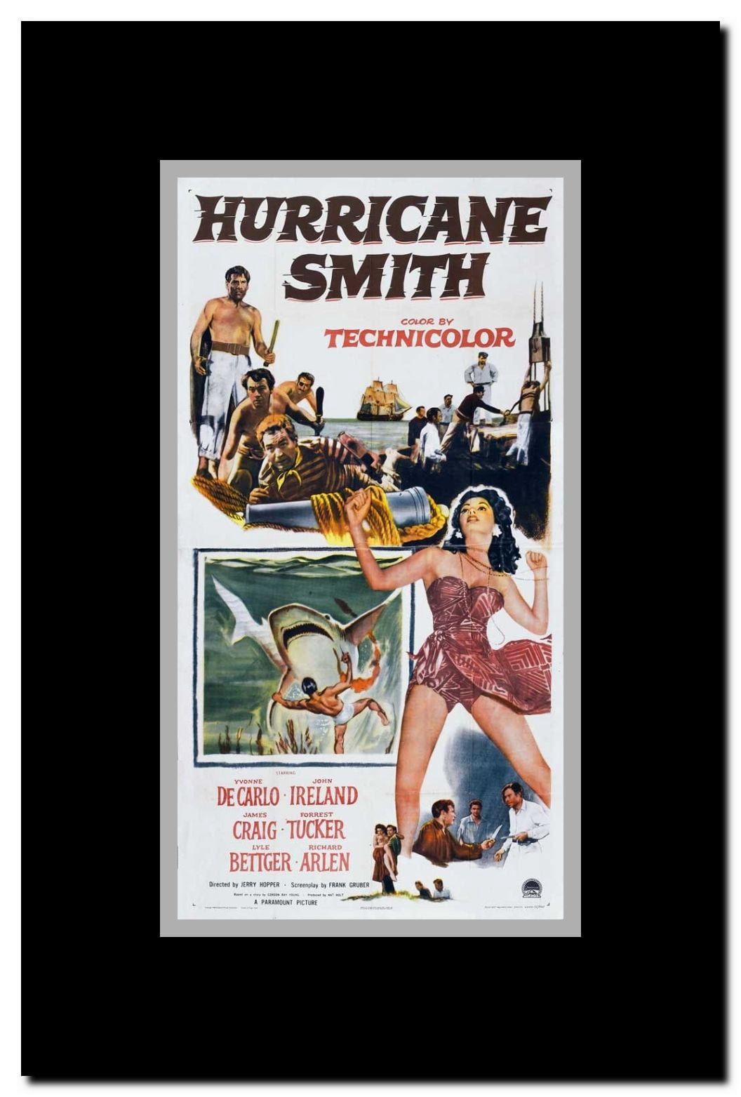 Hurricane Smith Framed Movie Poster