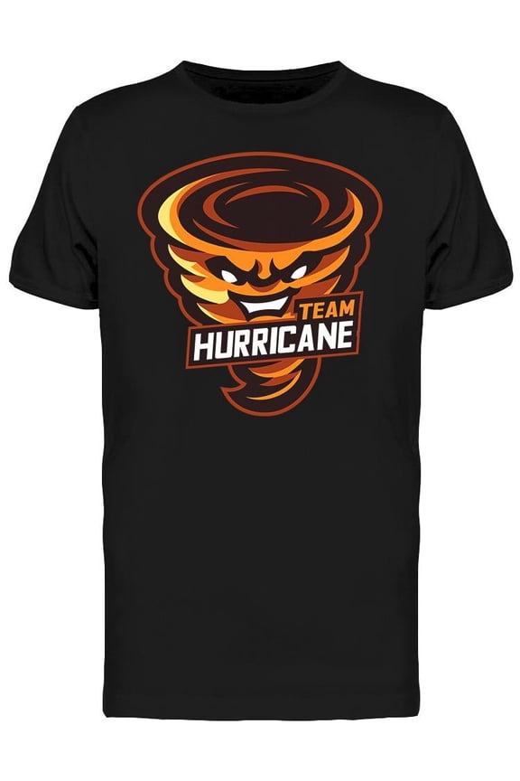 Hurricane Team Icon T-Shirt Men -Image by Shutterstock, Male x-Large