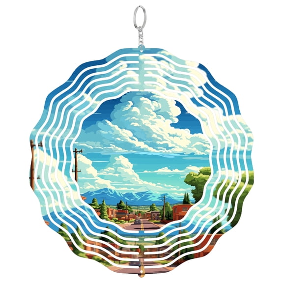Hurricane Utah 3D Wind Spinner Kinetic Stainless Steel Outdoor Decor
