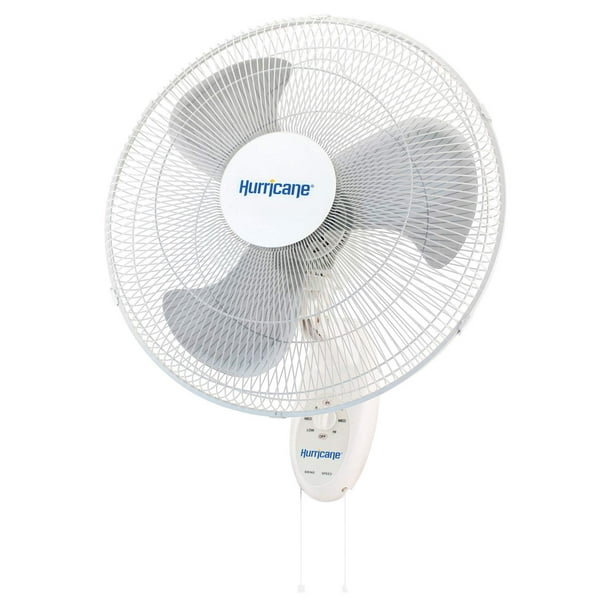 Hurricane Wall Mount Fan - 18 Inch, Supreme Series, Wall Fan with 90 ...