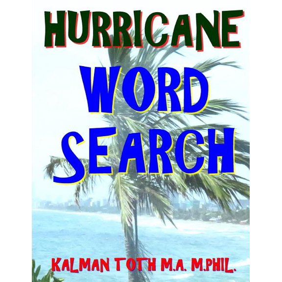 Hurricane Word Search: 133 Jumbo Print Themed Word Search Puzzles (Paperback)(Large Print)
