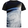 thumbnail image 1 of Hurricane at Sunrise Force of Nature All Over Mens Black Back T Shirt Multi X-LG, 1 of 1