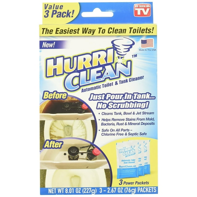 Hurriclean Automatic Toilet & Tank Cleaner