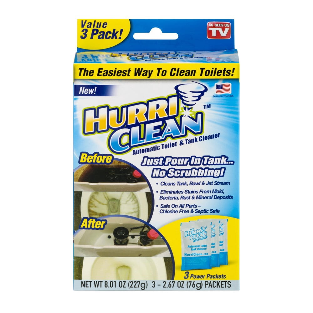 Hurriclean Automatic Toilet & Tank Cleaner
