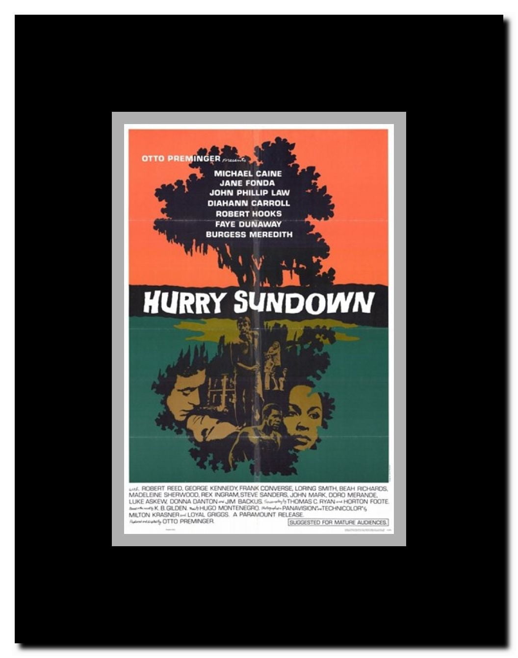 Hurry Sundown Framed Movie Poster