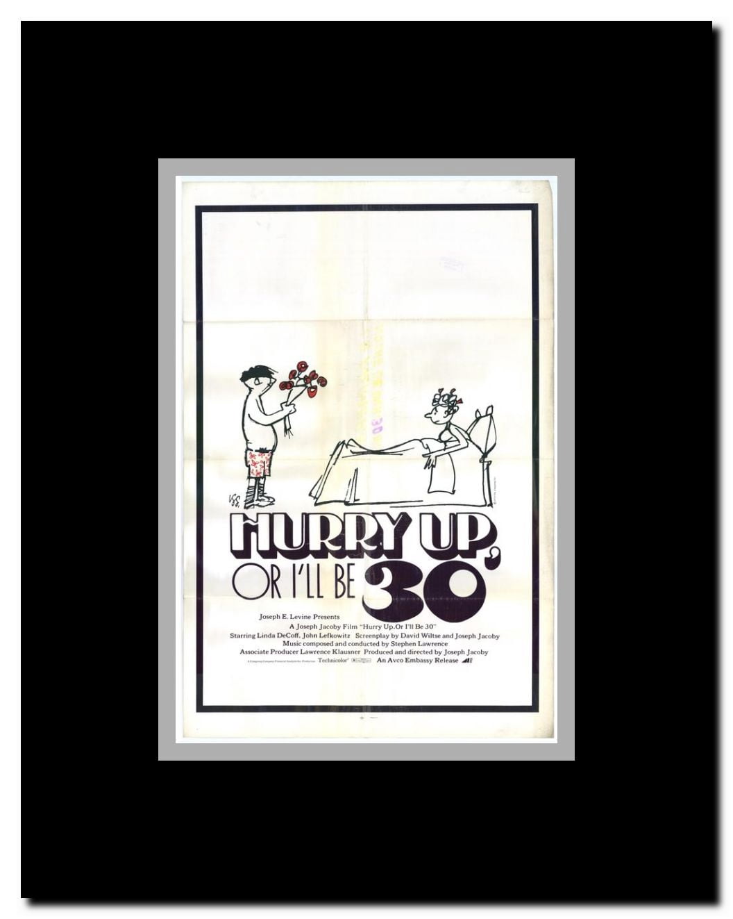 Hurry Up or I'll Be 30 Framed Movie Poster